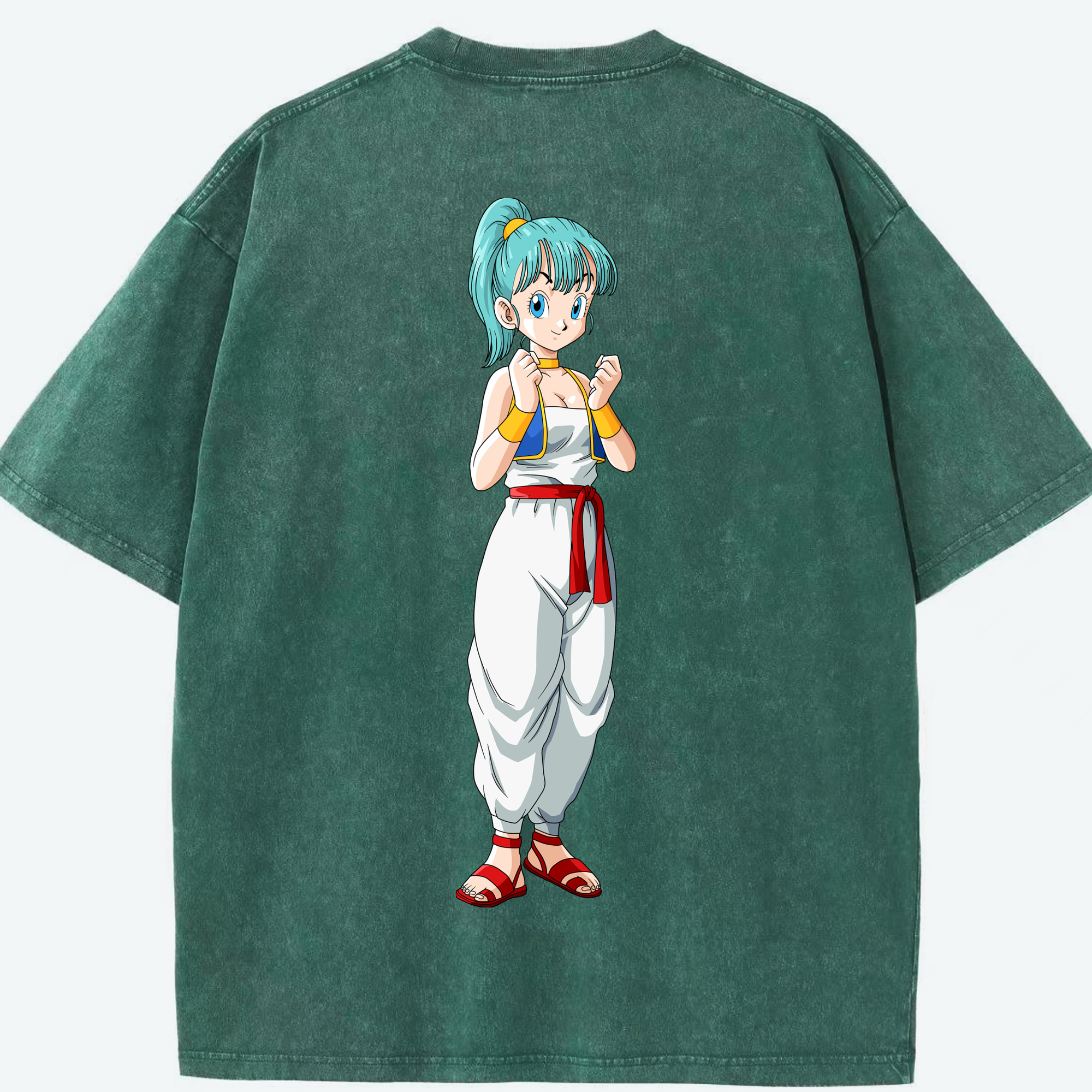 （画像用） ドラゴンボール DRAGON BALL 綿100% ヴィンテージ風 半袖Tシャツ（背面プリント）